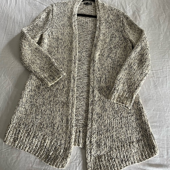 Eileen Fisher Peruvian Organic Cotton Alpaca Open Front Kimono Cardigan Sm EUC - Picture 9 of 16
